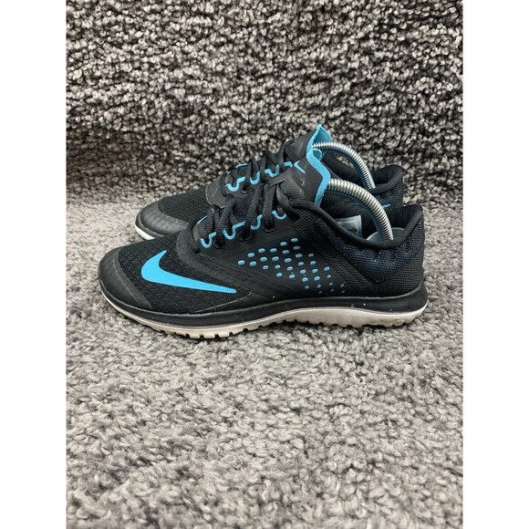 Nike Womens FS Lite Run 2 684667-009 Black Running Shoes Sneakers Size 6 - Picture 1 of 8